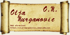Olja Murganović vizit kartica